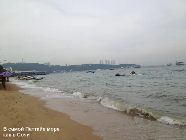 Море в самой Паттайе