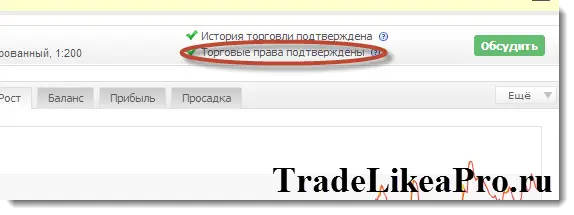 Myfxbook торговые права