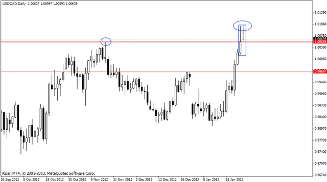 usdcad 29012013