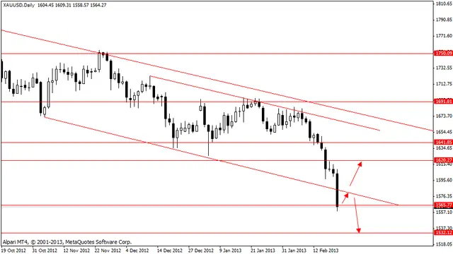 xauusd 21022013