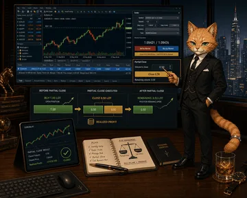 Как частично закрыть сделку в MetaTrader 4