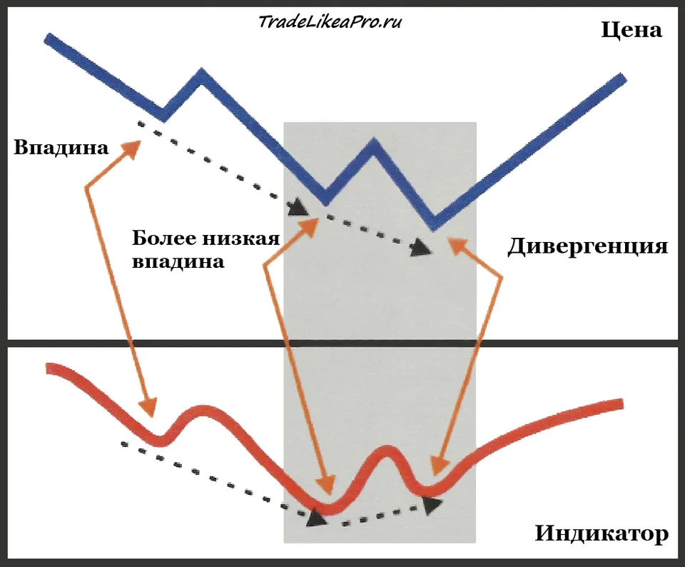 дивергенция на форекс медвежий тренд