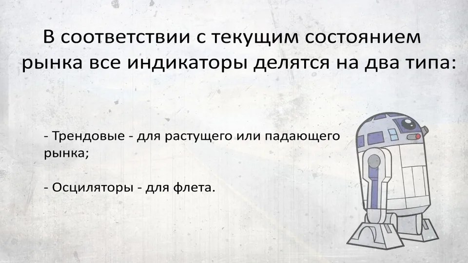 25 Все индиктаоры делятся на два типа тех (1)