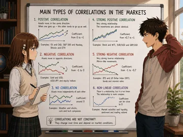Market Correlations: Stocks, Forex, Commodities, and Crypto
