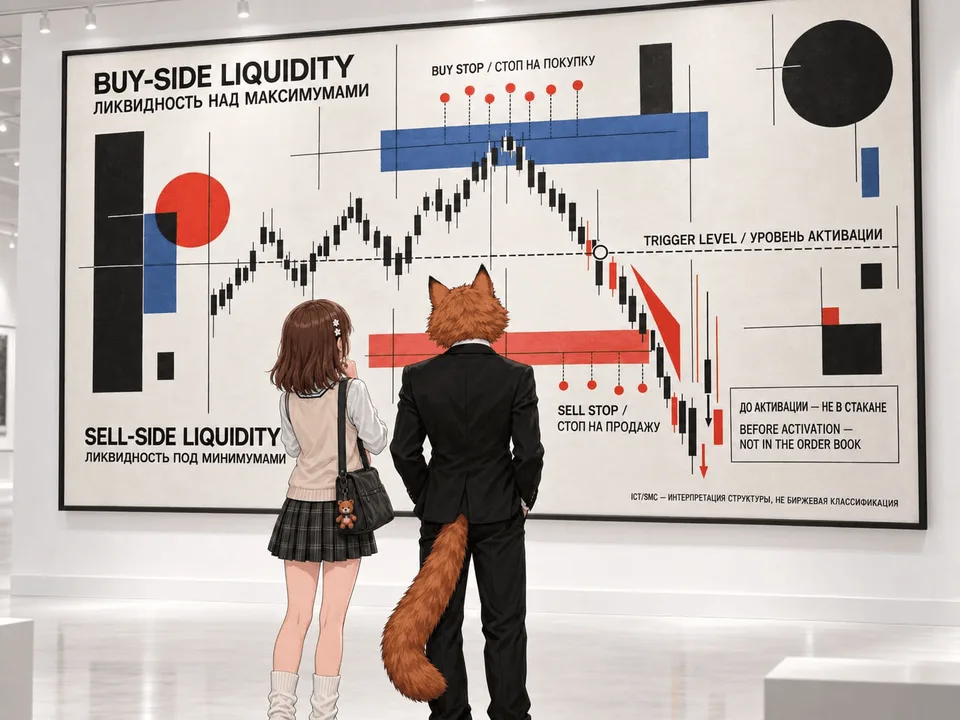 Stop orders as potential market liquidity