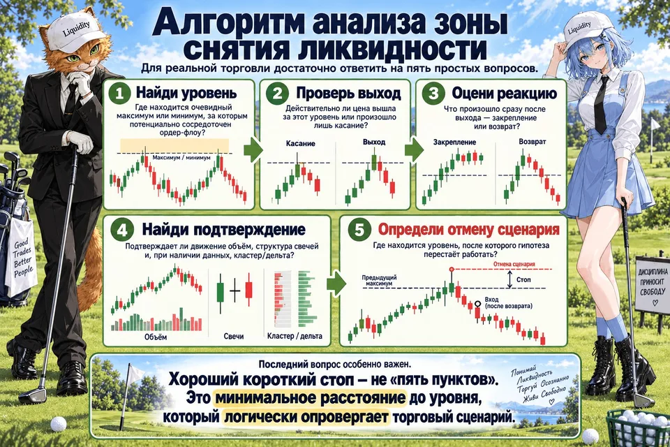 снятие и захват ликвидности