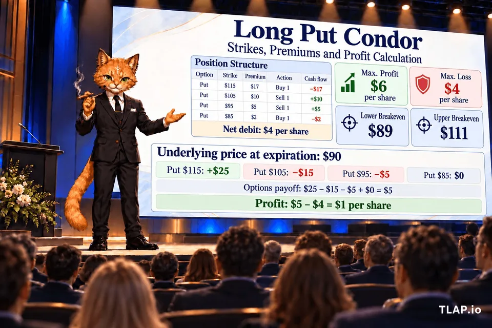 Long put condor options strategy