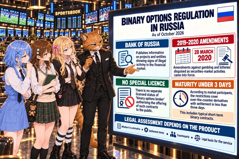 Regulation of binary options in Russia