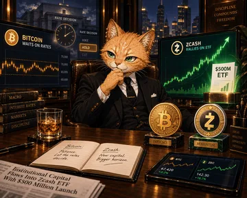 Крипторынок дня: Bitcoin ждёт сигнала от ставок, Zcash ускоряется благодаря ETF