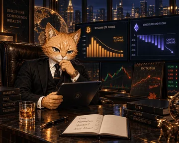 Bitcoin ETF Inflows Slow as Ether Funds Leak Capital: Is “Uptober” Stalling?