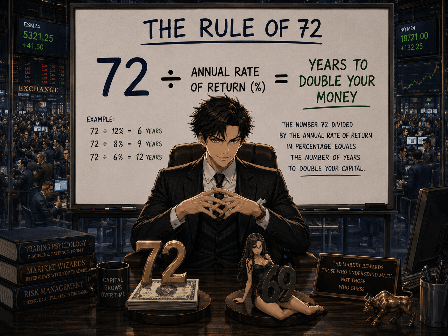rule of 72 in trading