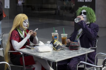 Internet in a cafe