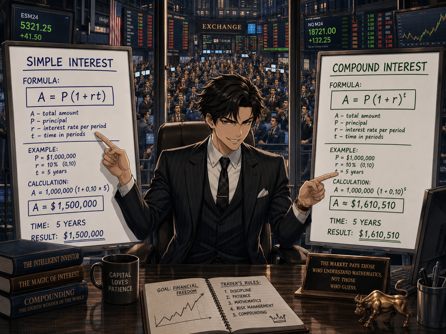 compound interest in trading