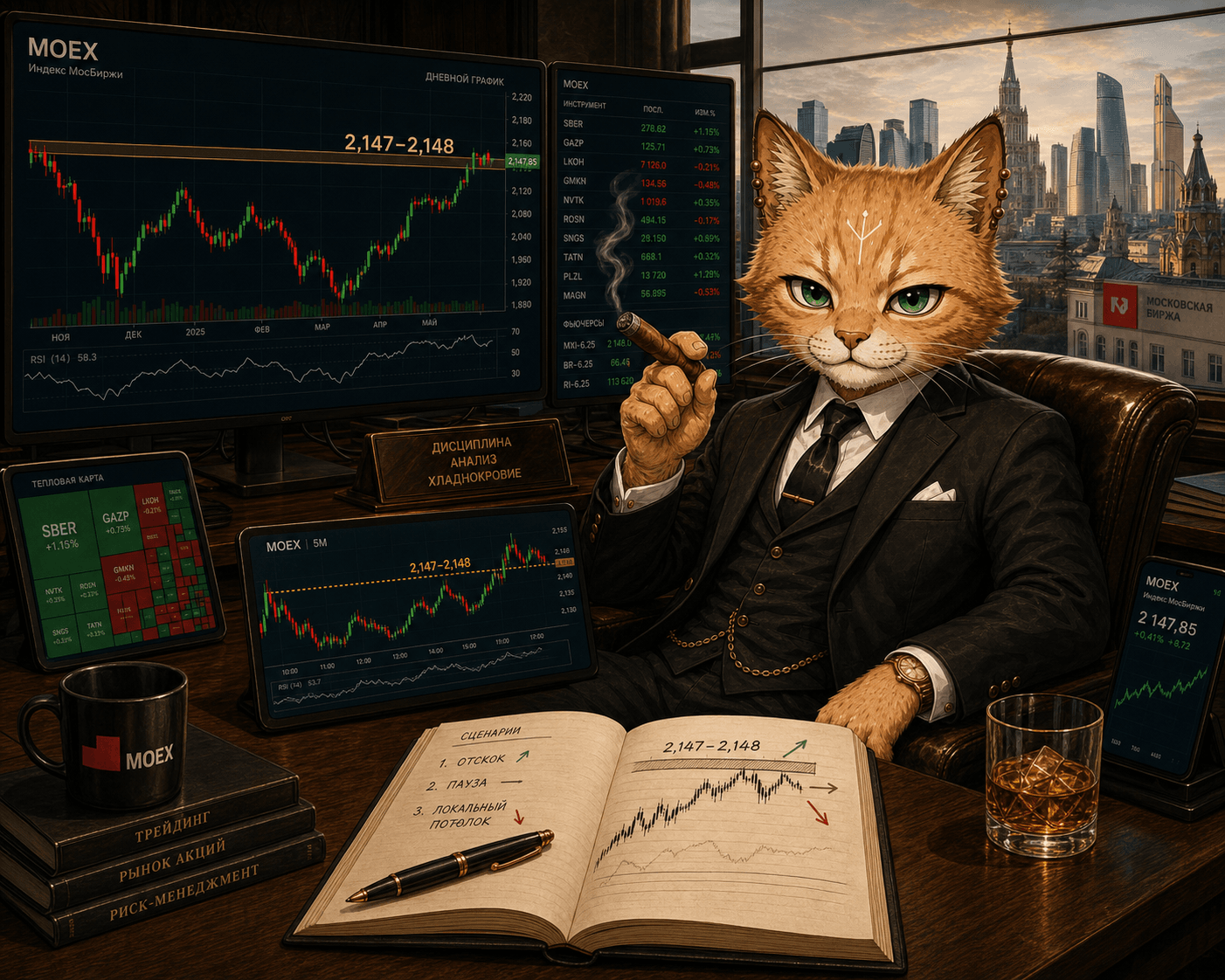 MOEX at 2,147–2,148: Rebound, Pause, or a Local Ceiling?