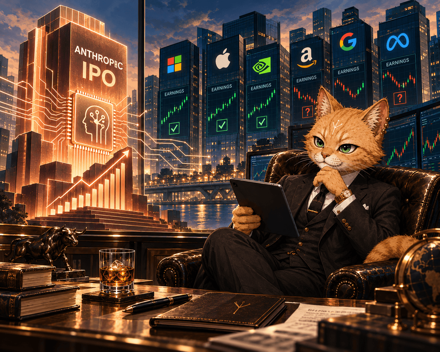 Импульс от IPO Anthropic: что должны подтвердить отчёты Big Tech