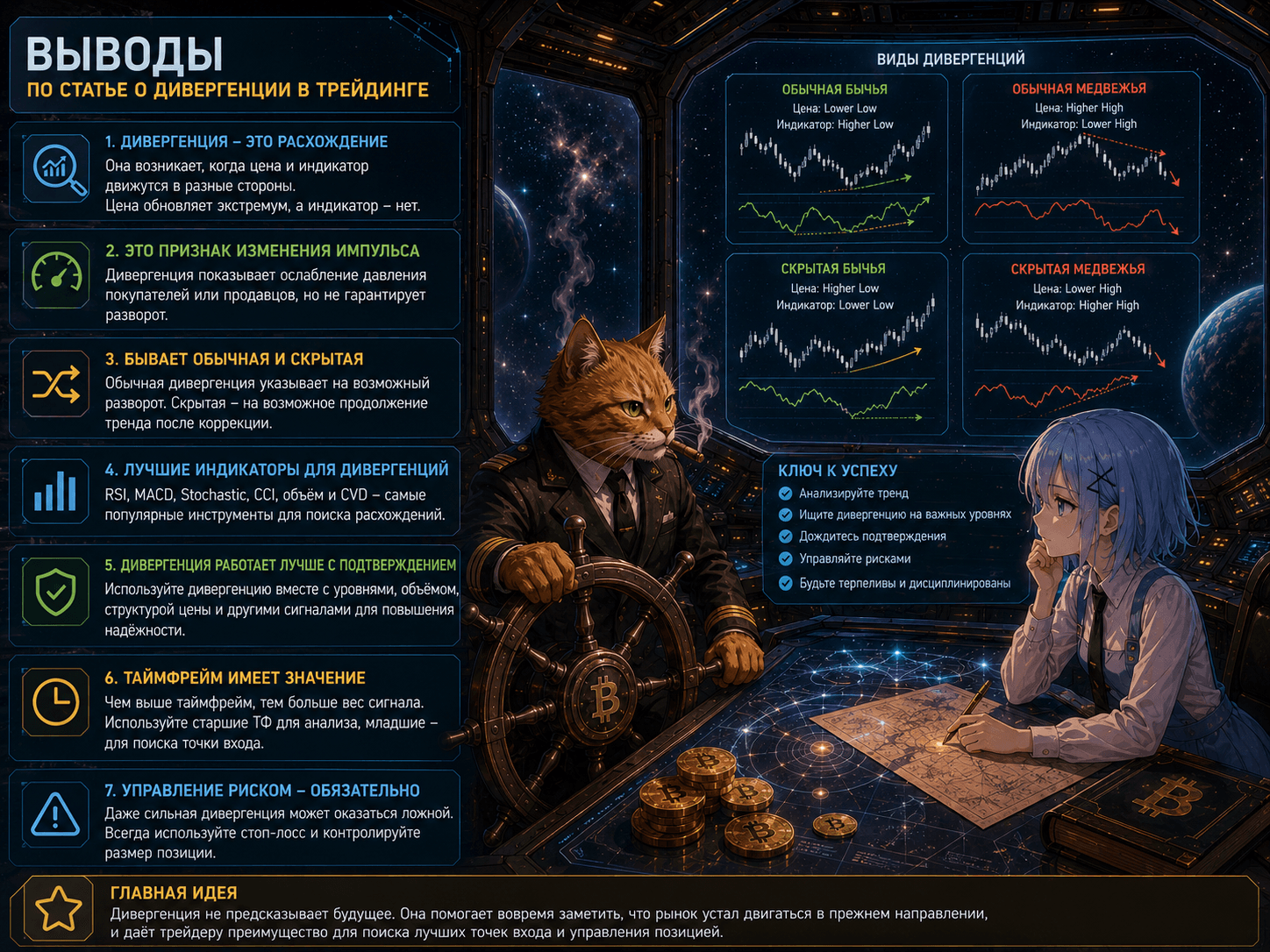 Implementing a divergence-based trading system