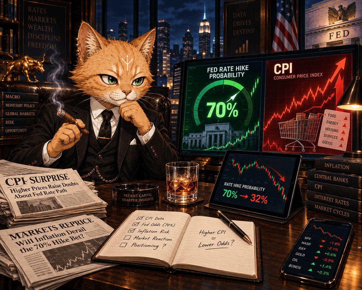 Инфляционный капкан: сможет ли CPI развернуть ставку рынка на повышение ФРС