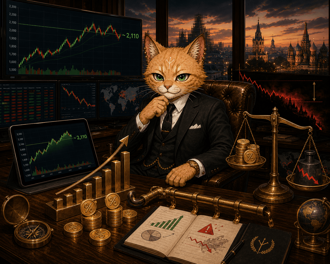 MOEX Near 2,110: Why Record Dividends Cannot Erase the Risk Discount